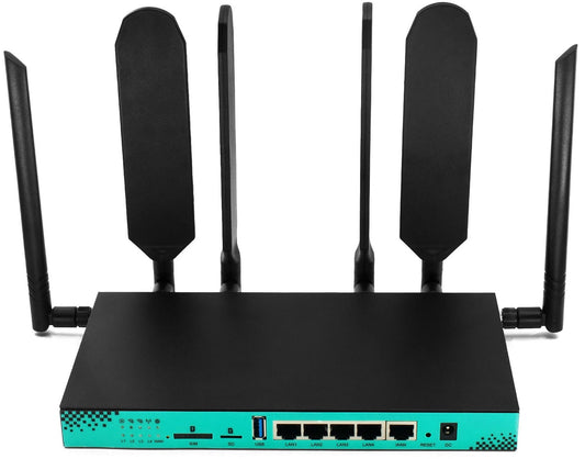 Refurbished 5G Pro Unlocked Dual-Band OpenWrt Wireless Router with Upgraded Paddle Antennas