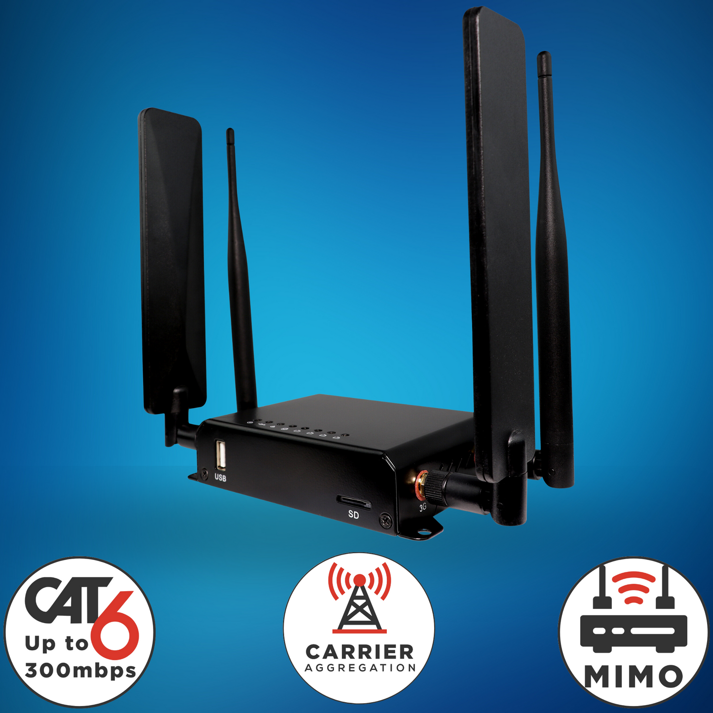 4G LTE CAT6 Unlocked OpenWrt Wireless Router
