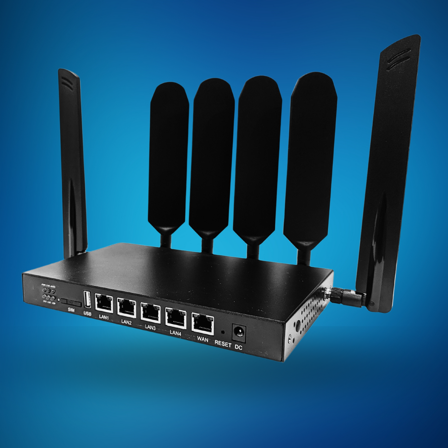 Refurbished 5G Pro Unlocked Dual-Band OpenWrt Wireless Router with Upgraded Paddle Antennas
