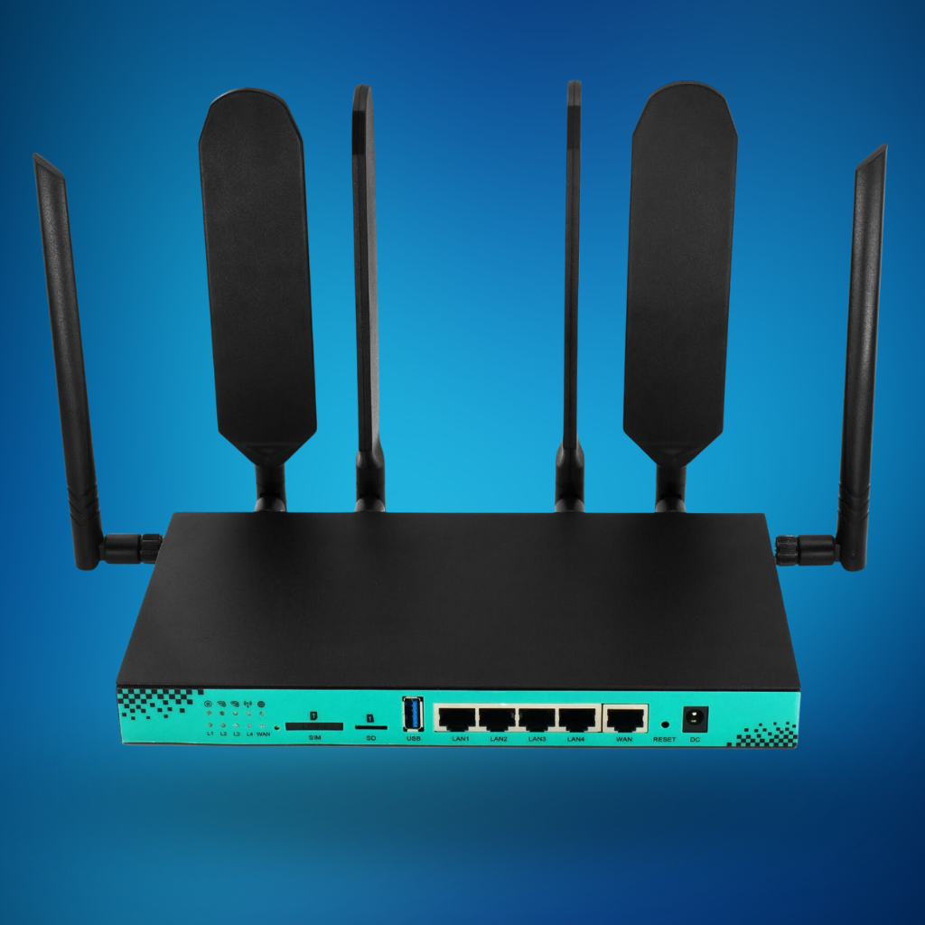 5G Pro Unlocked Dual-Band OpenWrt Wireless Router with Upgraded Paddle Antennas